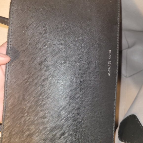 Minimalist Michael Kors Eva Coated Tote Handbag - Picture 8 of 14